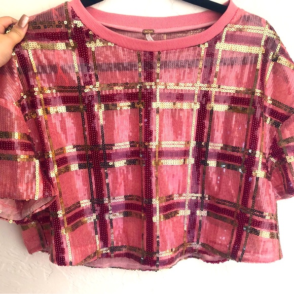 Free People sequined top - Picture 1 of 2